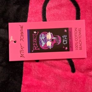 Betsey Johnson Beach Towel NWT